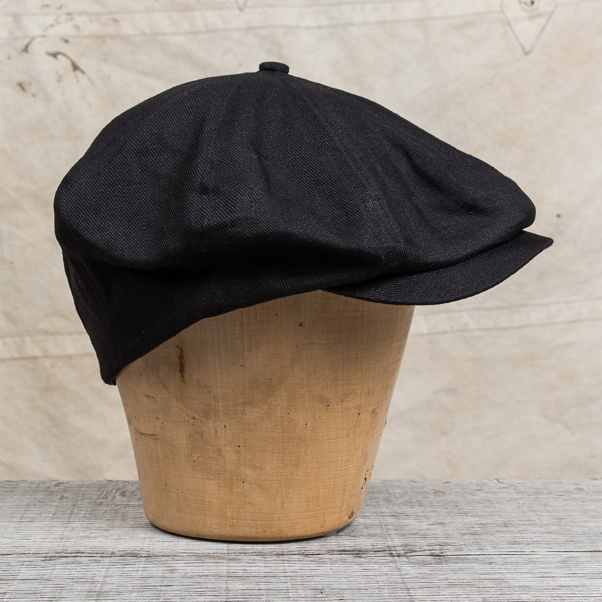H. W. Dog & Co. Linen PK Cap Black D-00521