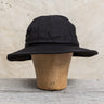 H. W. Dog & Co. Linen Fatigue Hat "Daisy Mae" Black