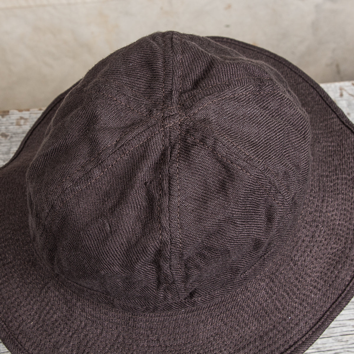 H. W. Dog & Co. Linen Fatigue Hat "Daisy Mae" Brown