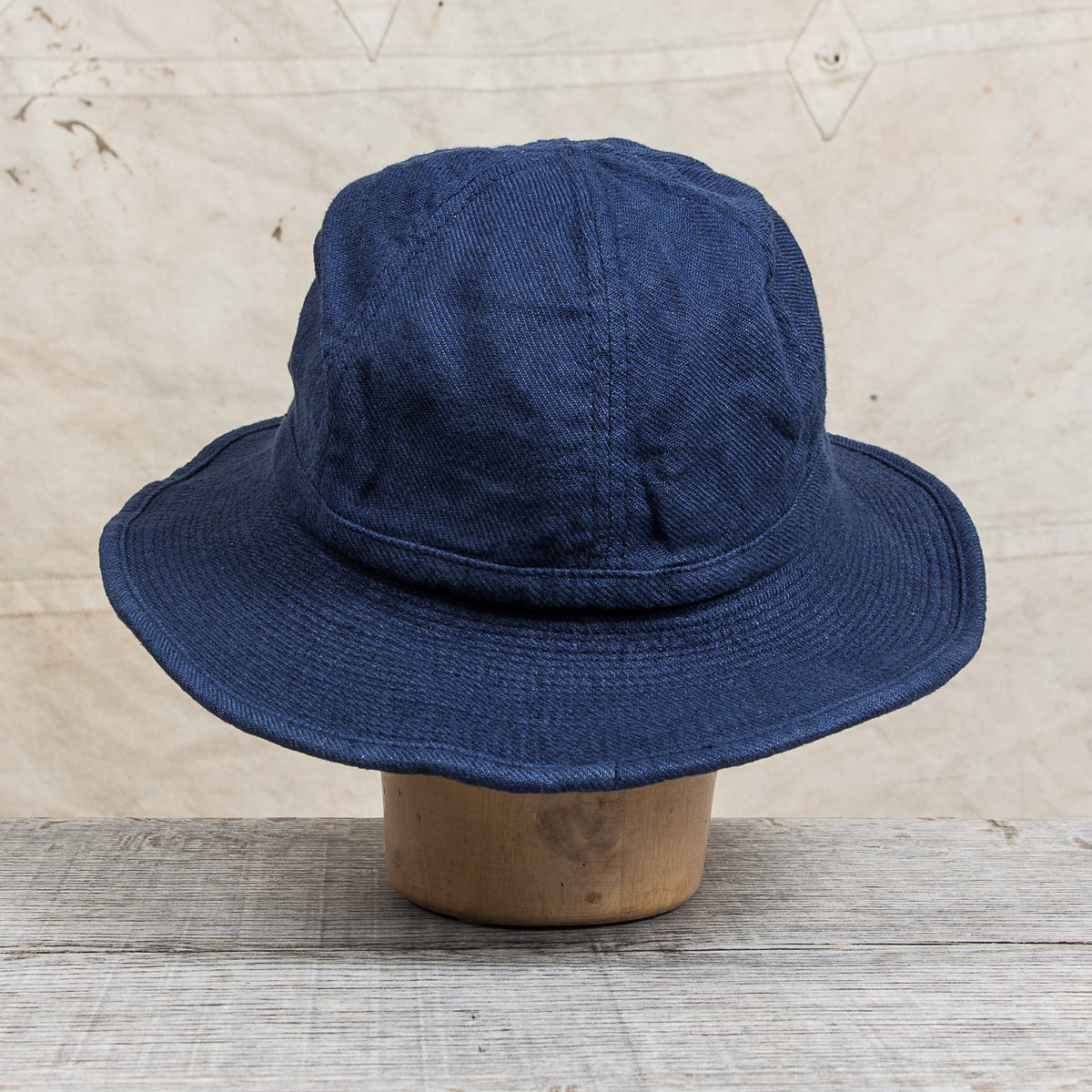 H. W. Dog & Co. Linen Fatigue Hat "Daisy Mae" Navy
