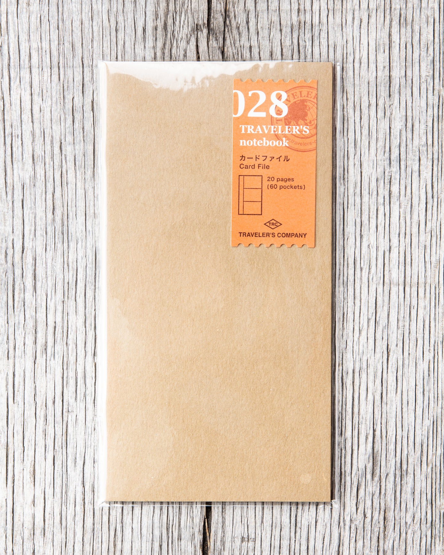 Traveler's Company #028 Regular Notebook Refill Card File