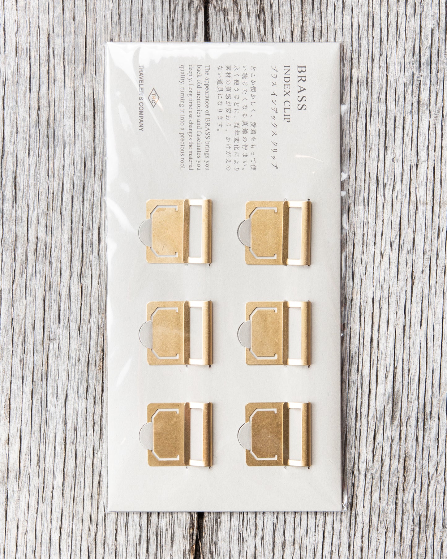 Traveler's Company Brass Index Clips
