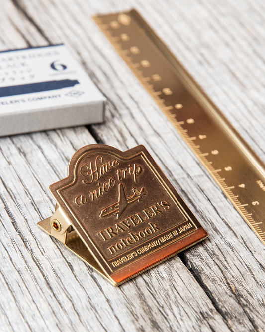 Traveler's Company #030 Brass Clip (Airplane)