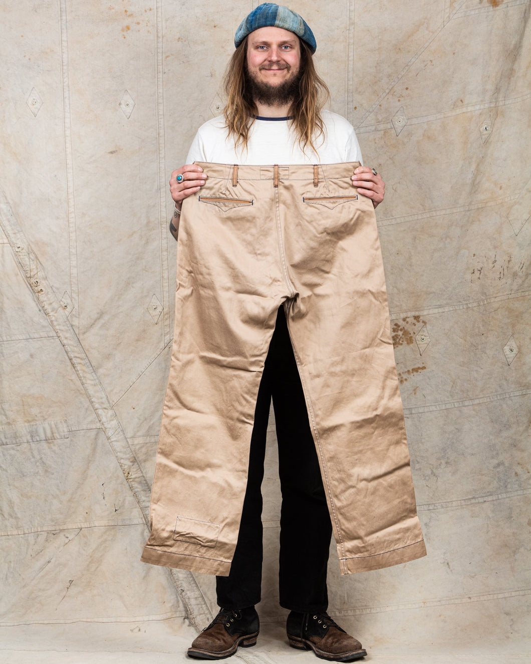 Second Hand Mister Freedom Naval Khaki Chinos W 36