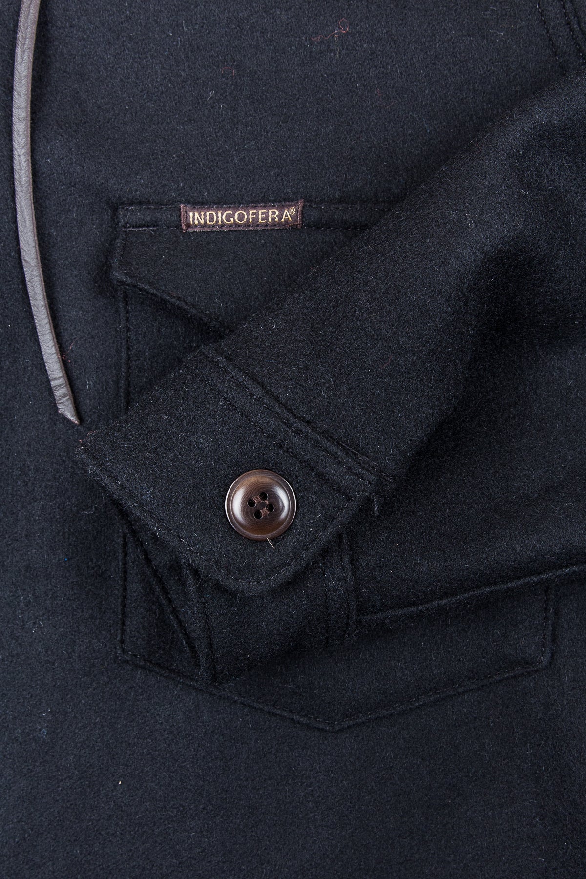 Indigofera Stubb Wool Jacket Black
