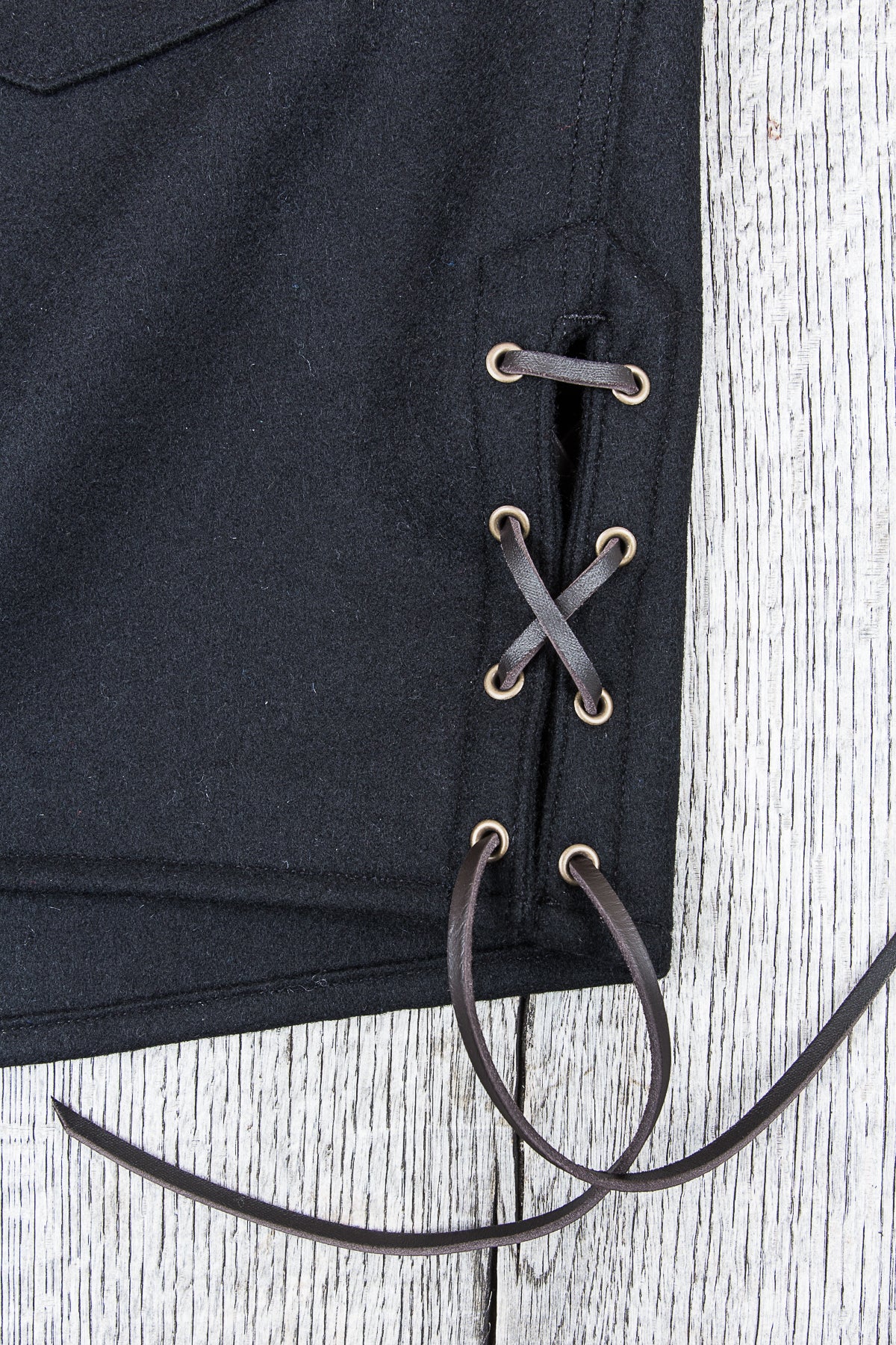 Indigofera Stubb Wool Jacket Black