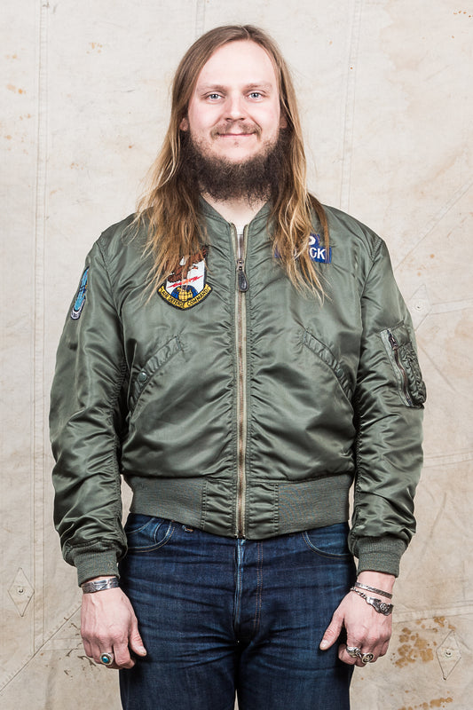 Vintage 1968 USAF L-2B Flight Jacket Large