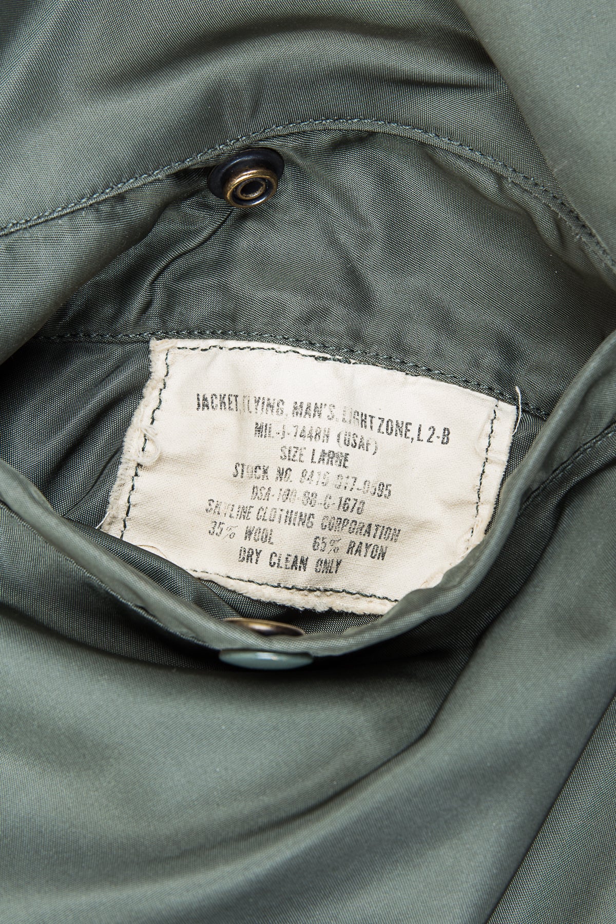 Vintage 1968 USAF L-2B Flight Jacket Large
