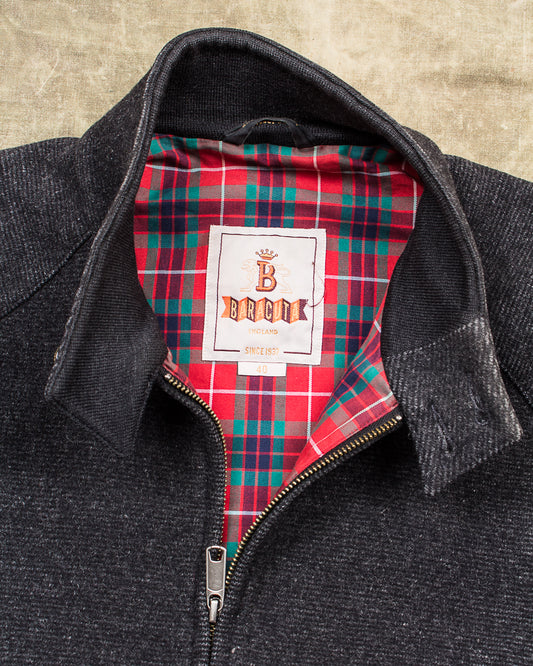 Second Hand Baracuta Harrington Wool Tweed Jacket Size 40
