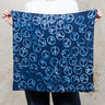 Blue Highway Clothing Natural Indigo Peace Scarf