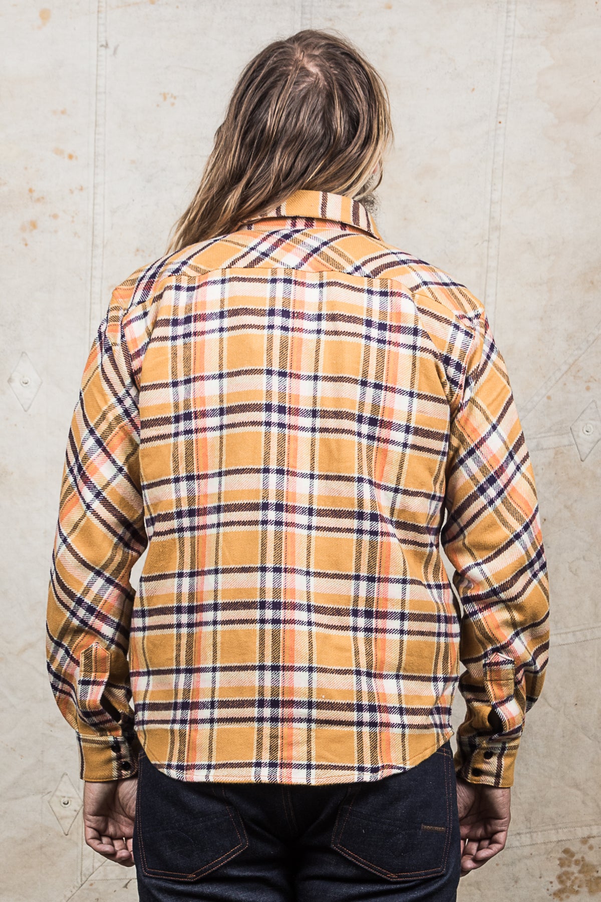 Indigofera Bryson Shirt Mustard/Navy/Pink