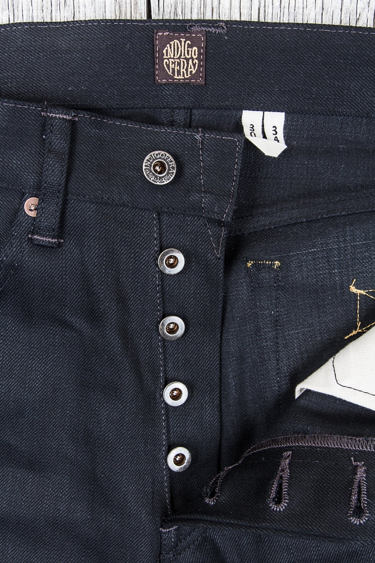 Indigofera Nash Jeans Gunpowder Black