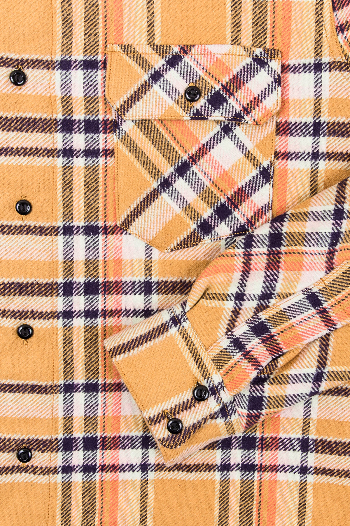 Indigofera Bryson Shirt Mustard/Navy/Pink