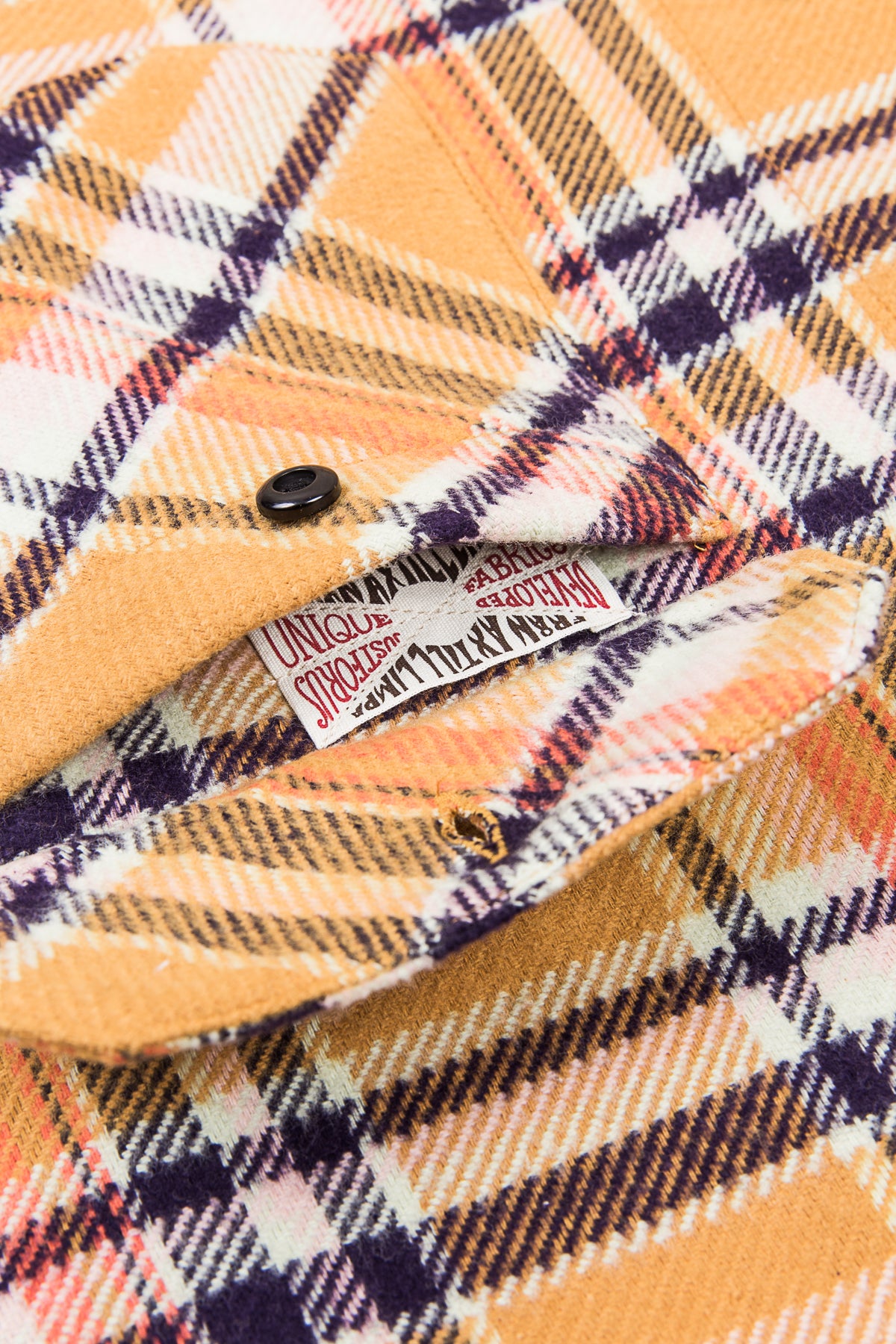 Indigofera Bryson Shirt Mustard/Navy/Pink