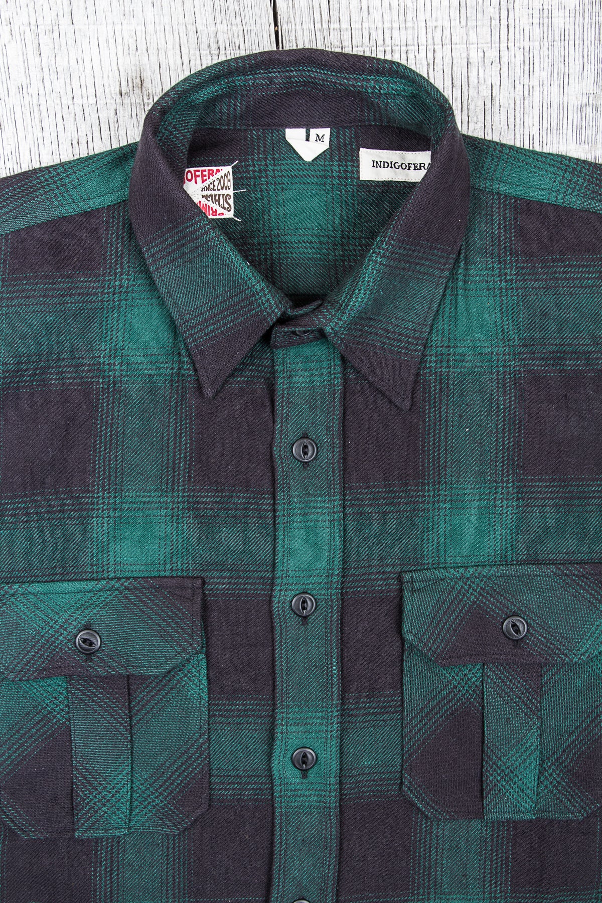Indigofera Walton Shirt Black/Green