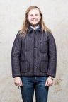 Browns Beach Jacket Navy Stripe