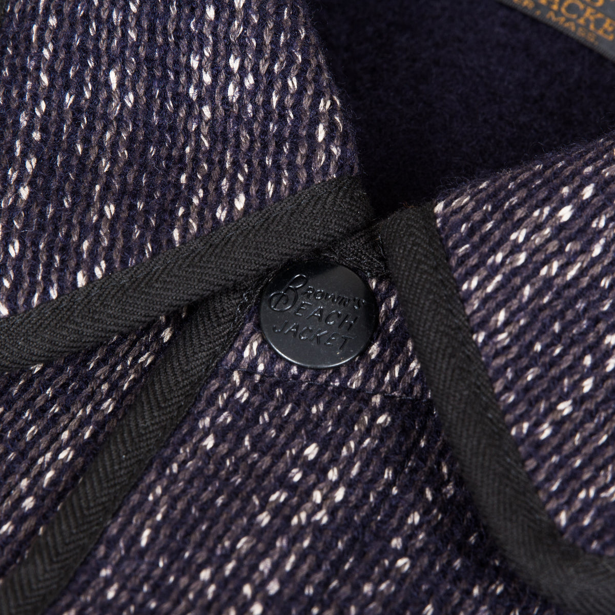 Browns Beach Jacket Navy Stripe