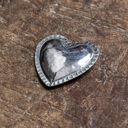 Larry Smith OT-P0116 Heart Silver Pin