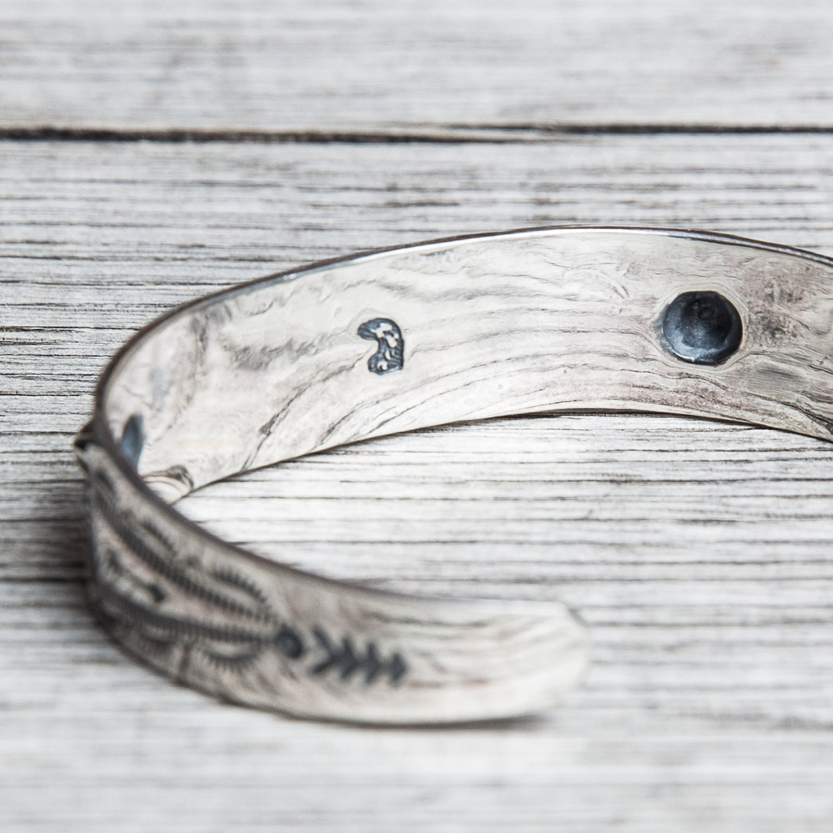 Larry Smith BR-0026 Turquoise Silver Bracelet