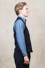 Japan Blue Sashiko Hunting Vest