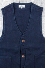 Japan Blue Sashiko Hunting Vest