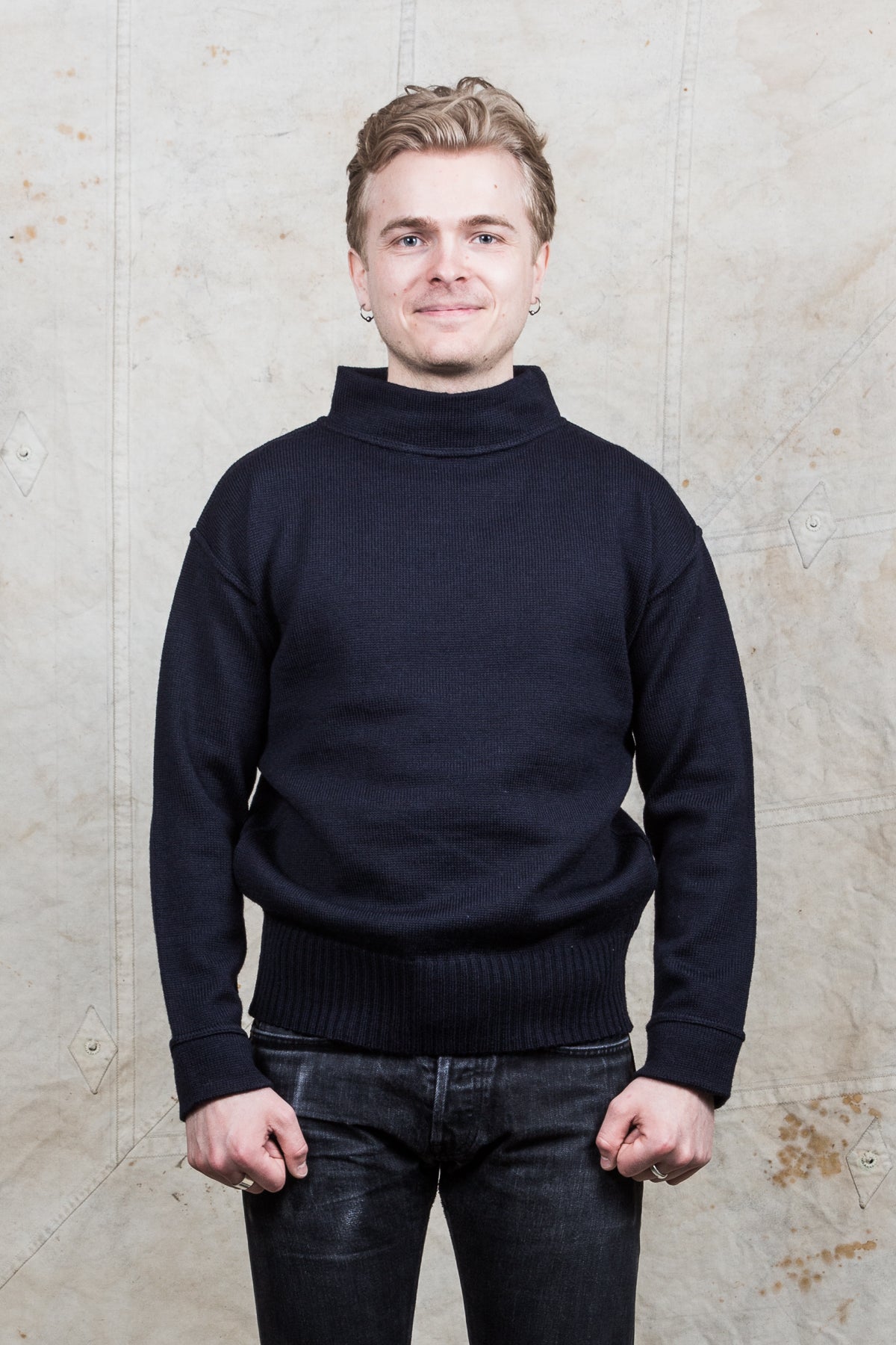 Eastman Leather Clothing U.S. Navy Wool Sweater