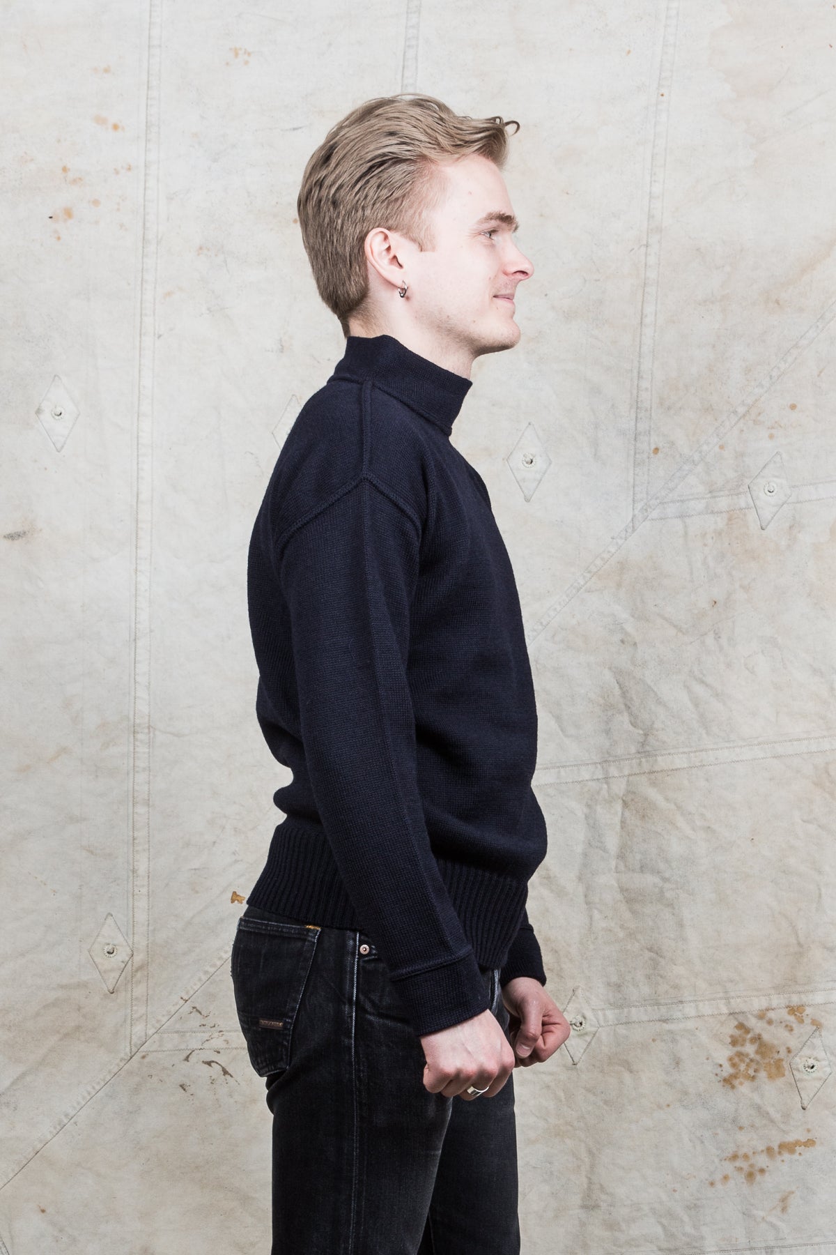 Eastman Leather Clothing U.S. Navy Wool Sweater
