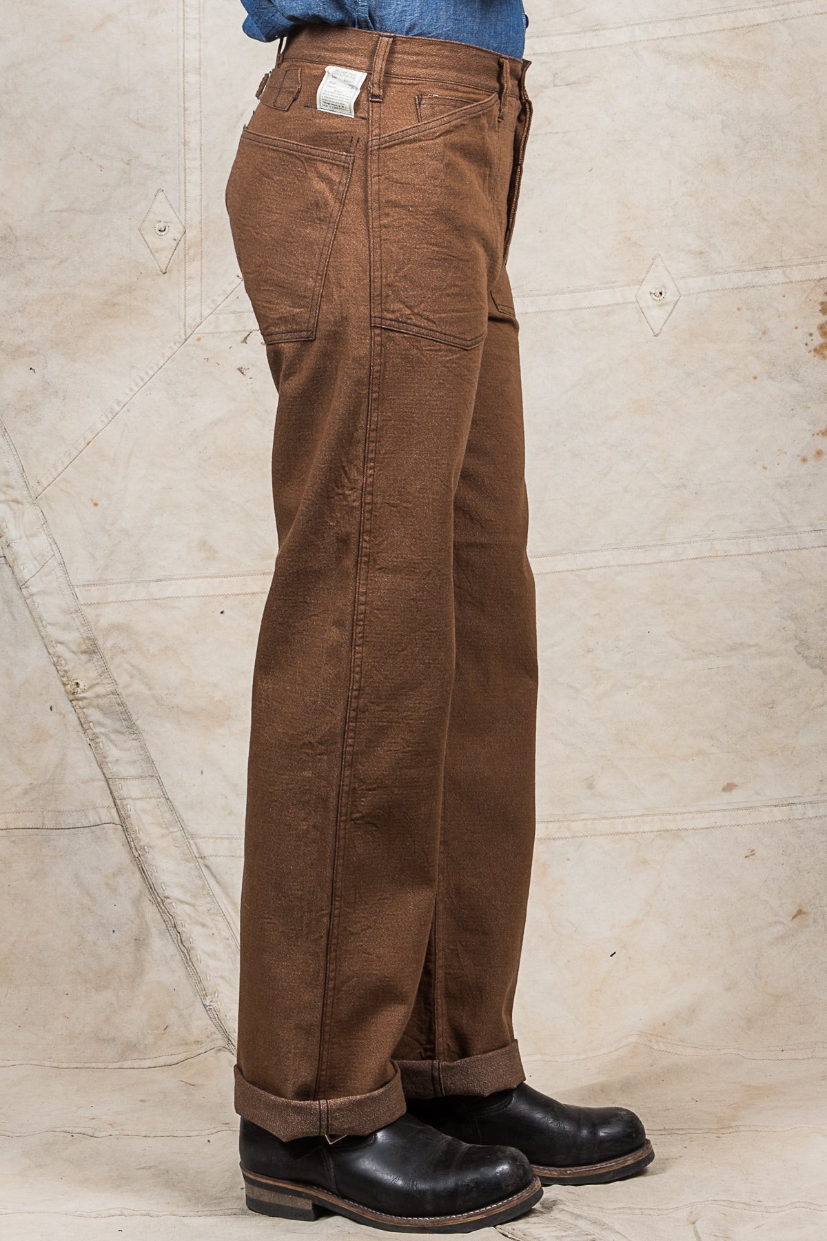Buzz Rickson's Trousers Working Brown Denim – Second Sunrise