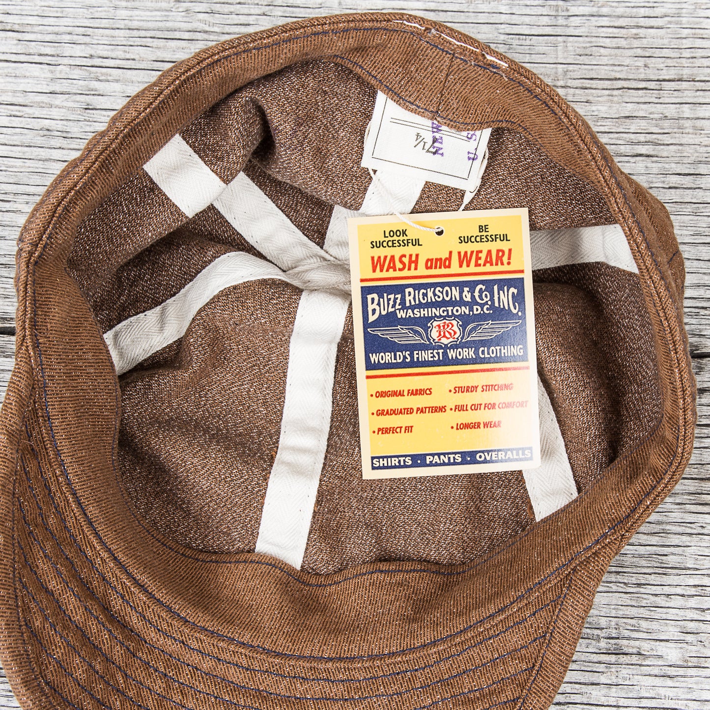 Buzz Rickson's Army Brown Denim Cap