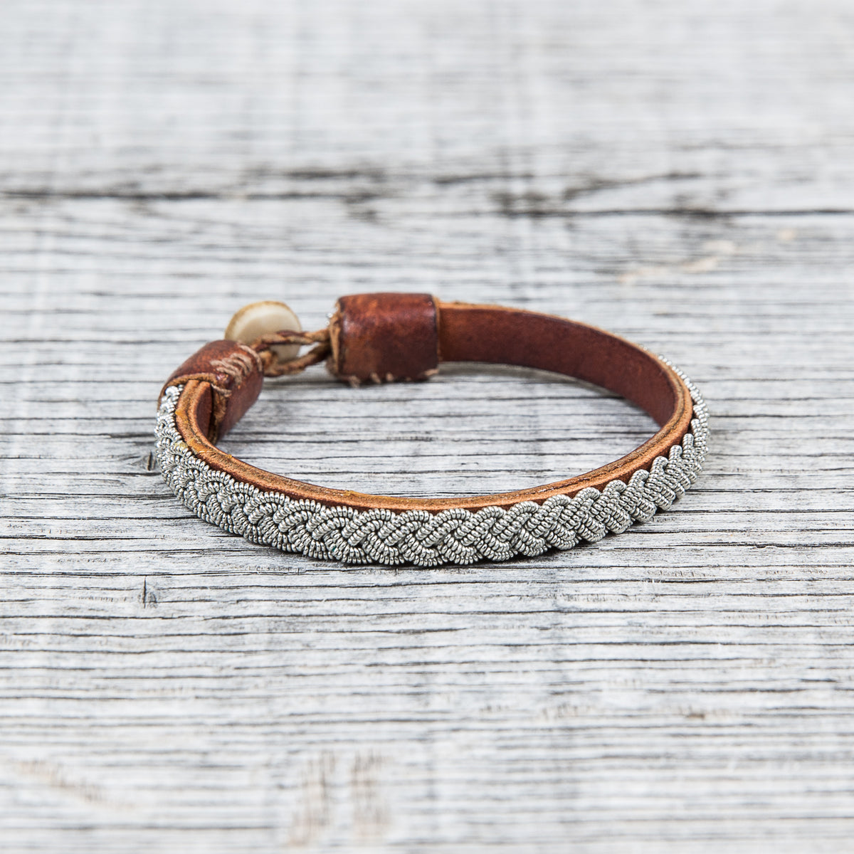 Vintage Tin Wired Bracelet