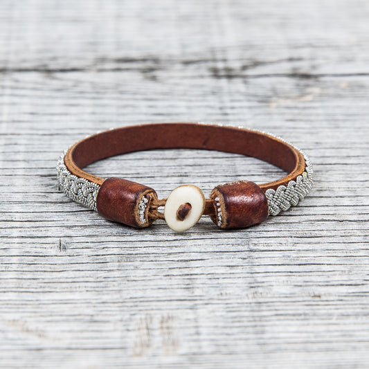 Vintage Tin Wired Bracelet