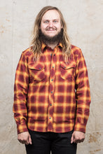 Indigofera Dawson Shirt Japanese Selvage Flannel Red/Rust/Beige/Yelolow