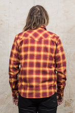 Indigofera Dawson Shirt Japanese Selvage Flannel Red/Rust/Beige/Yelolow