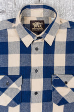 Indigofera Norris Shirt Indigo/Beige