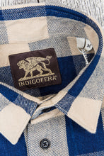 Indigofera Norris Shirt Indigo/Beige