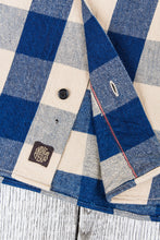 Indigofera Norris Shirt Indigo/Beige