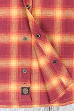 Indigofera Dawson Shirt Japanese Selvage Flannel Red/Rust/Beige/Yelolow
