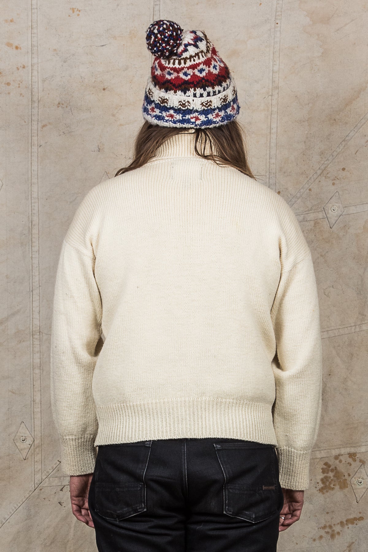 Second Hand Nigel Cabourn Rollneck Submariner Wool Sweater EU 52