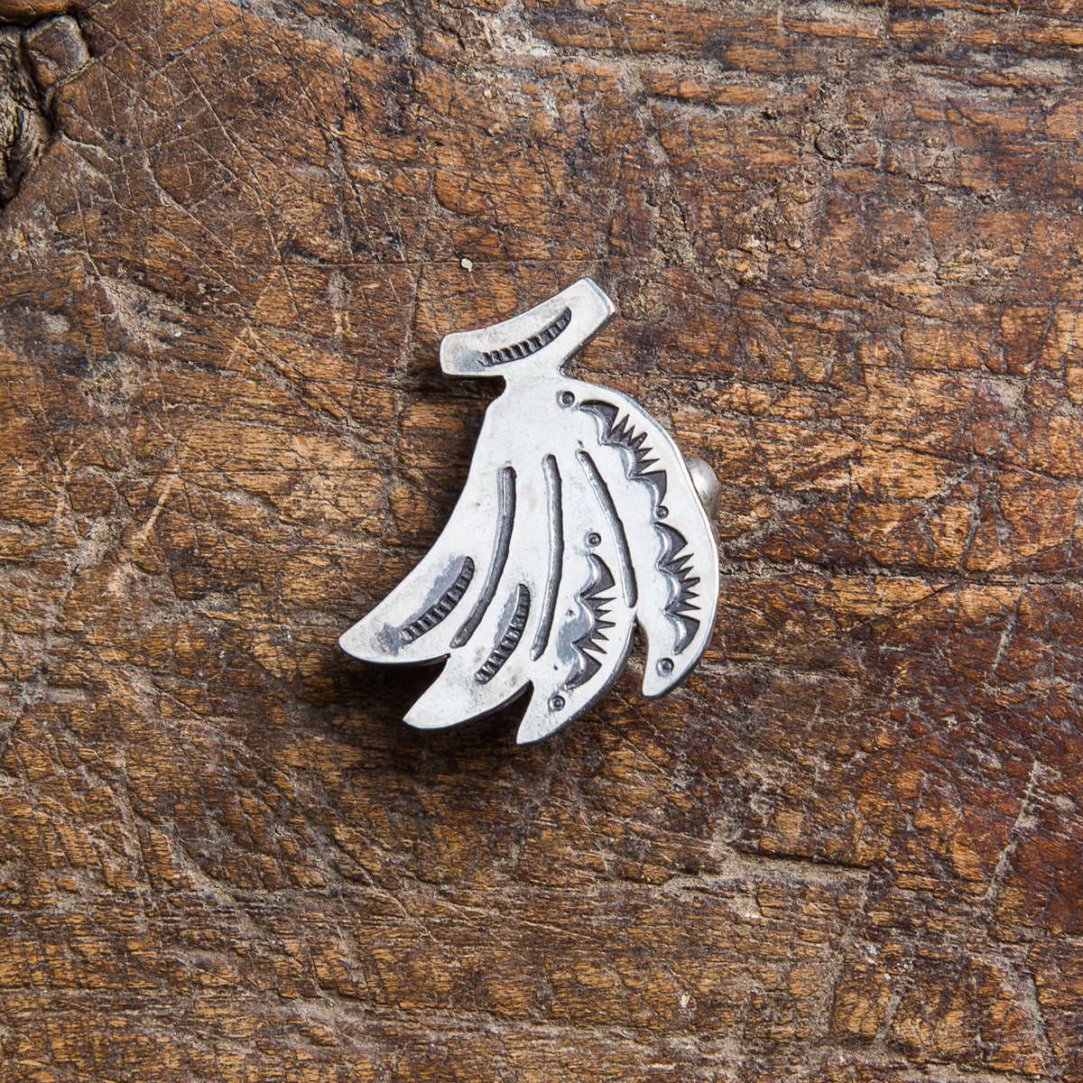 Munqa Newtive Silver Brooch Bananas