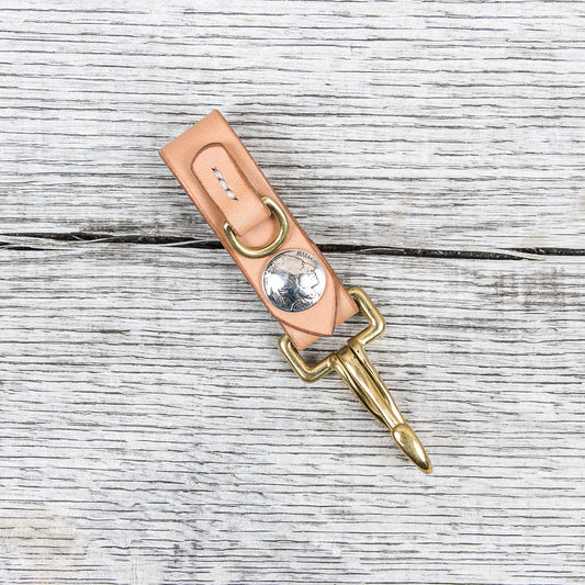 Lone Wolf Leather Key Holder Natural