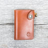 Lone Wolf Leathers Handmade Medium Wallet Saddle Tan