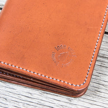 Lone Wolf Leathers Handmade Medium Wallet Saddle Tan
