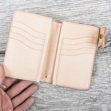 Lone Wolf Leathers Handmade Medium Wallet Natural