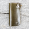 Lone Wolf Leathers Tall Wallet Shinki Shell Cordovan Olive Green