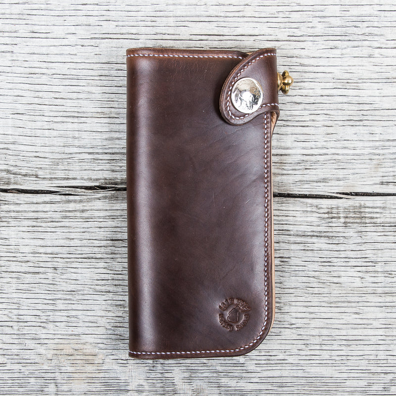 Tannery South Leather Co. Small Key Clip Havana Brown Chromexcel