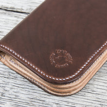 Lone Wolf Leathers Handmade Tall Wallet Horween Chromexcel Brown