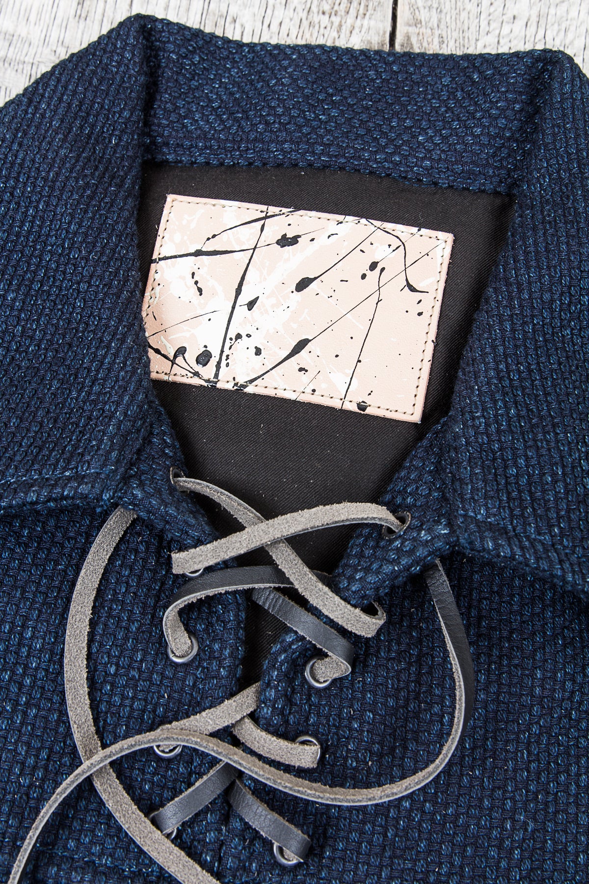 Pallet Life Story Sashiko Pullover Indigo Jacket