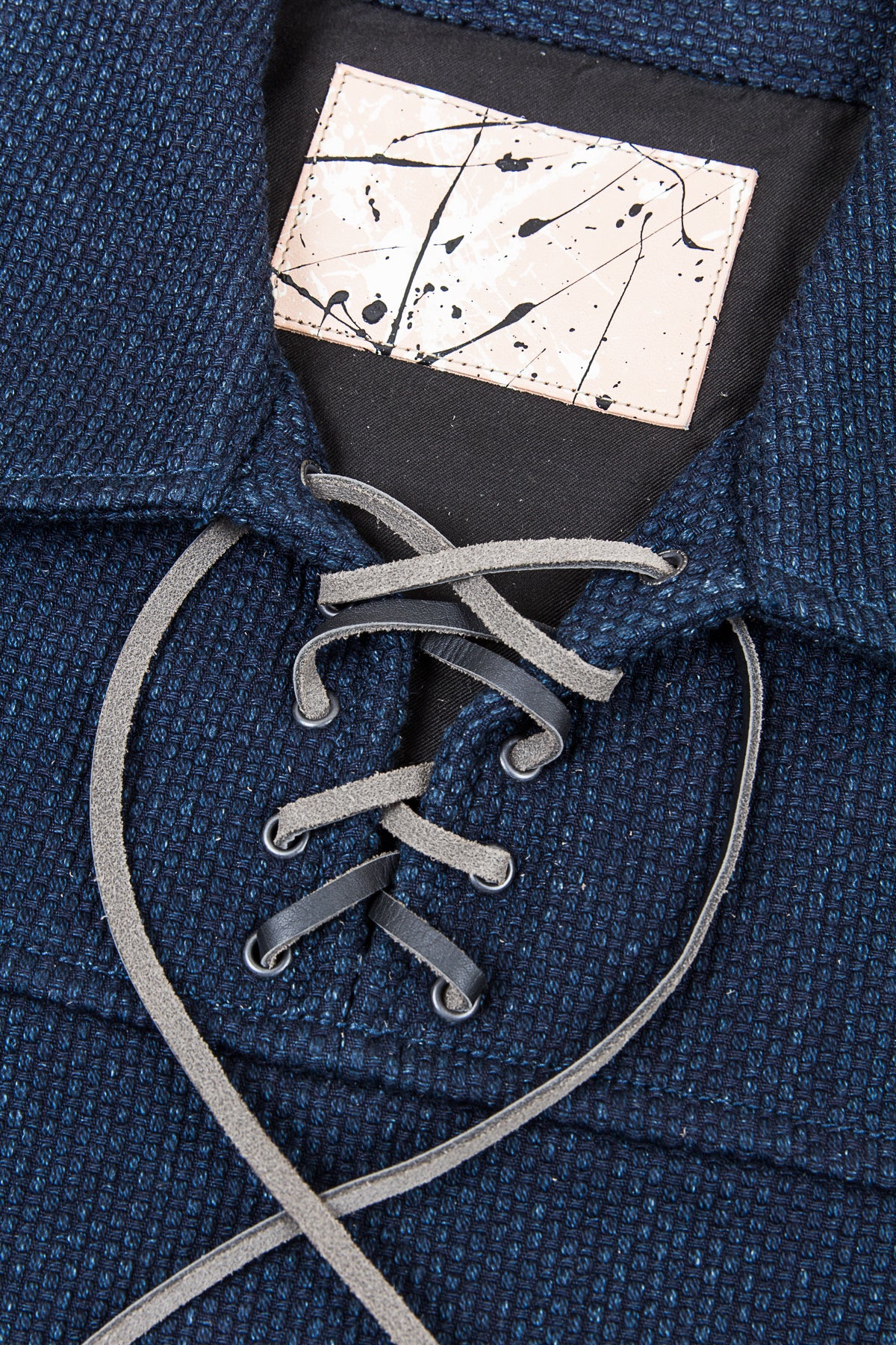 Pallet Life Story Sashiko Pullover Indigo Jacket