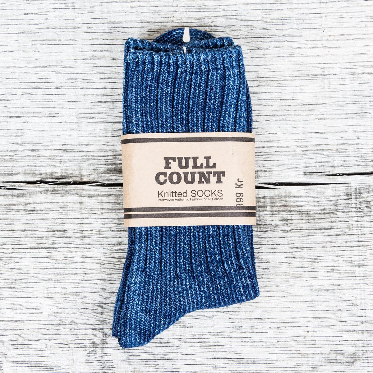 Fullcount Knitted Indigo Socks