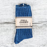 Fullcount Knitted Indigo Socks